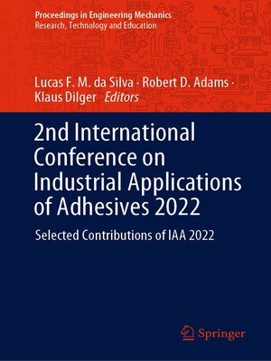 cover image of 2nd International Conference on Industrial Applications of Adhesives 2022